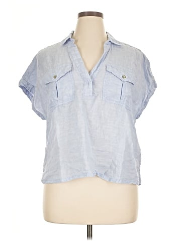 Nicole Miller New York Short Sleeve Blouse (view 1)