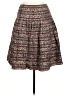 Kay Unger 100% Polyester Print Brown Casual Skirt Size 8 - photo 2