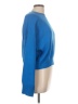 Olivaceous Solid Blue Pullover Sweater Size L - photo 4