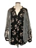 Calvin Klein 100% Polyester Black 3/4 Sleeve Blouse Size S (estimated) - photo 1