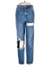 Topshop Hearts Blue Jeans Size 28 waist - photo 1