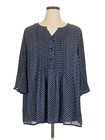 Catherines 3/4 Sleeve Blouse (view 1)