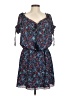 Aqua 100% Polyester Print Blue Casual Dress Size M - photo 1