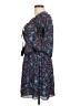 Aqua 100% Polyester Print Blue Casual Dress Size M - photo 5