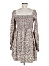 Shein Print Brown Casual Dress Size 6 - photo 2
