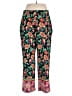 Thalia Sodi 100% Polyester Floral Green Casual Pants Size XL - photo 1