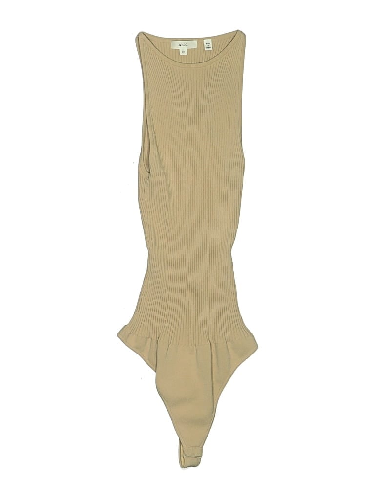 Pre-owned A.l.c Bodysuit In Tan