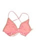 Becca Chevron-herringbone Pink Swimsuit Top Size S - photo 1