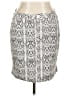 Baccini Animal Print Silver White Casual Skirt Size 16 - photo 1