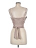Ro & De 100% Polyester Tan Sleeveless Blouse Size M - photo 2