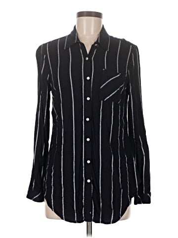 Hem & Thread Long Sleeve Button-Down Shirt (view 1)