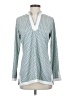 Fairway & Greene Teal Long Sleeve Blouse Size S - photo 1