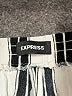 Express Stripes White Casual Pants Size XS - photo 7