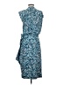 Assorted Brands 100% Silk Print Blue Cocktail Dress Size M - photo 2