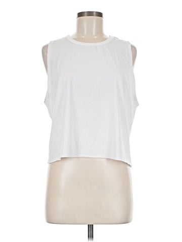Aqua Sleeveless T-Shirt (view 1)