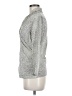 J. McLaughlin Silver 3/4 Sleeve Blouse Size M - photo 5