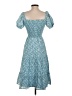 Peixoto Paisley Blue Casual Dress Size XS - photo 2