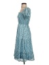 Peixoto Paisley Blue Casual Dress Size XS - photo 5