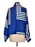 Unbranded 100% Polyester Color Block Blue 3/4 Sleeve Blouse Size M - photo 2