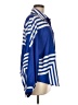Unbranded 100% Polyester Color Block Blue 3/4 Sleeve Blouse Size M - photo 4