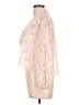 Lush 100% Polyester Pink Long Sleeve Blouse Size L - photo 5