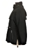 Zara Basic Solid Black Windbreaker Size M - photo 5