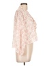 Lush 100% Polyester Pink Long Sleeve Blouse Size L - photo 4