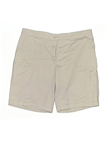 Karen Scott Khaki Shorts (view 1)