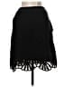 Self-Portrait 100% Polyester Black Casual Skirt Size 4 - photo 2