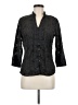 Great Northwest Gray 3/4 Sleeve Button-Down Shirt Size M - photo 1