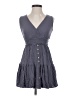 Final Touch 100% Rayon Gray Casual Dress Size S - photo 1