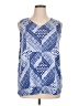 Catherines Blue Sleeveless T-Shirt Size 0XWP - photo 1