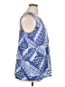 Catherines Blue Sleeveless T-Shirt Size 0XWP - photo 4