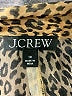 J.Crew Animal Print Brown Long Sleeve Blouse Size 10 - photo 7