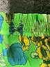 Unbranded Print Green Cocktail Dress Size 6 (estimated) - photo 7