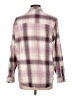 Universal Thread 100% Cotton Plaid Purple Long Sleeve Button-Down Shirt Size L - photo 2