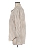 Garnet Hill Stripes Tan Long Sleeve Blouse Size 8 - photo 5