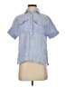 Baird Mcnutt For J.crew Blue Short Sleeve Button-Down Shirt Size 00 - photo 1