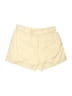 Ann Taylor LOFT Solid Yellow Khaki Shorts Size 10 - photo 2