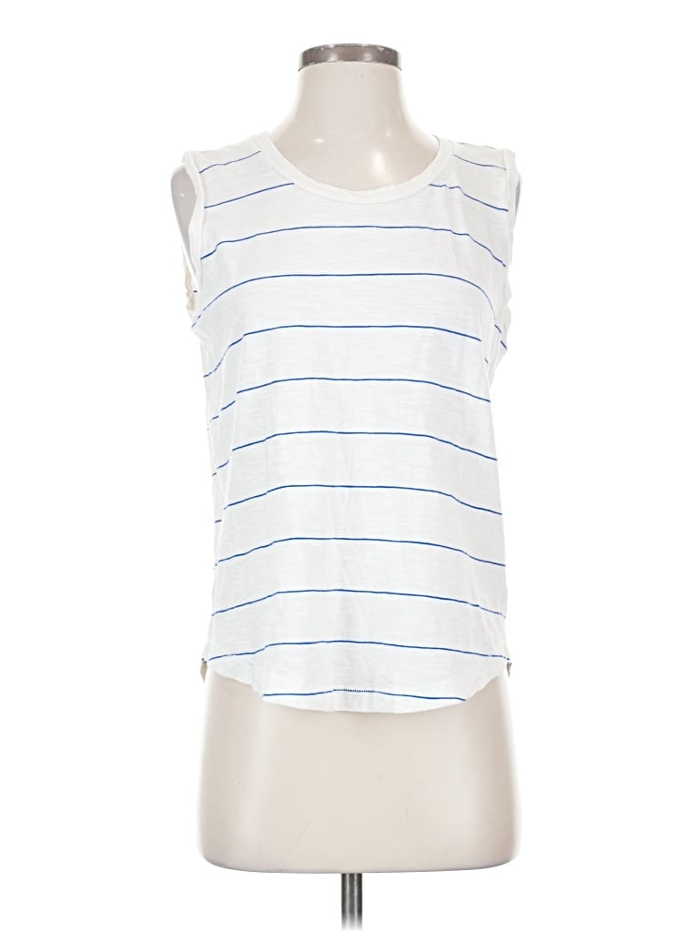 Pre-owned Madewell Sleeveless T-shirt In White