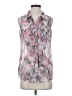 Liz Claiborne 100% Polyester Gray Sleeveless Blouse Size S - photo 1