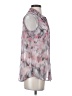Liz Claiborne 100% Polyester Gray Sleeveless Blouse Size S - photo 4