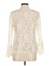Rose + Olive Ivory Long Sleeve Blouse Size M - photo 2