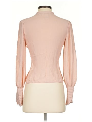 Studio M Long Sleeve Silk Top (view 2)