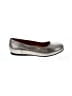 SoftWalk Metallic Silver Flats Size 6 1/2 - photo 1