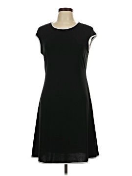annalee and hope black dress Annalee and Hope Elegant Black Dress with Pearl and Rhinestone Sleeves Large
