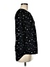 Daniel Rainn Stars Black 3/4 Sleeve Blouse Size M - photo 4