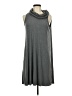 Mossimo Solid Gray Casual Dress Size M - photo 1