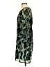 Helene Berman 100% Polyester Animal Print Teal Cocktail Dress Size S - photo 5