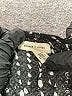 Silence and Noise Polka Dots Black Silver Long Sleeve Blouse Size S - photo 7